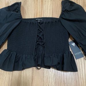 GUESS Lace-up Shirt (NWT)